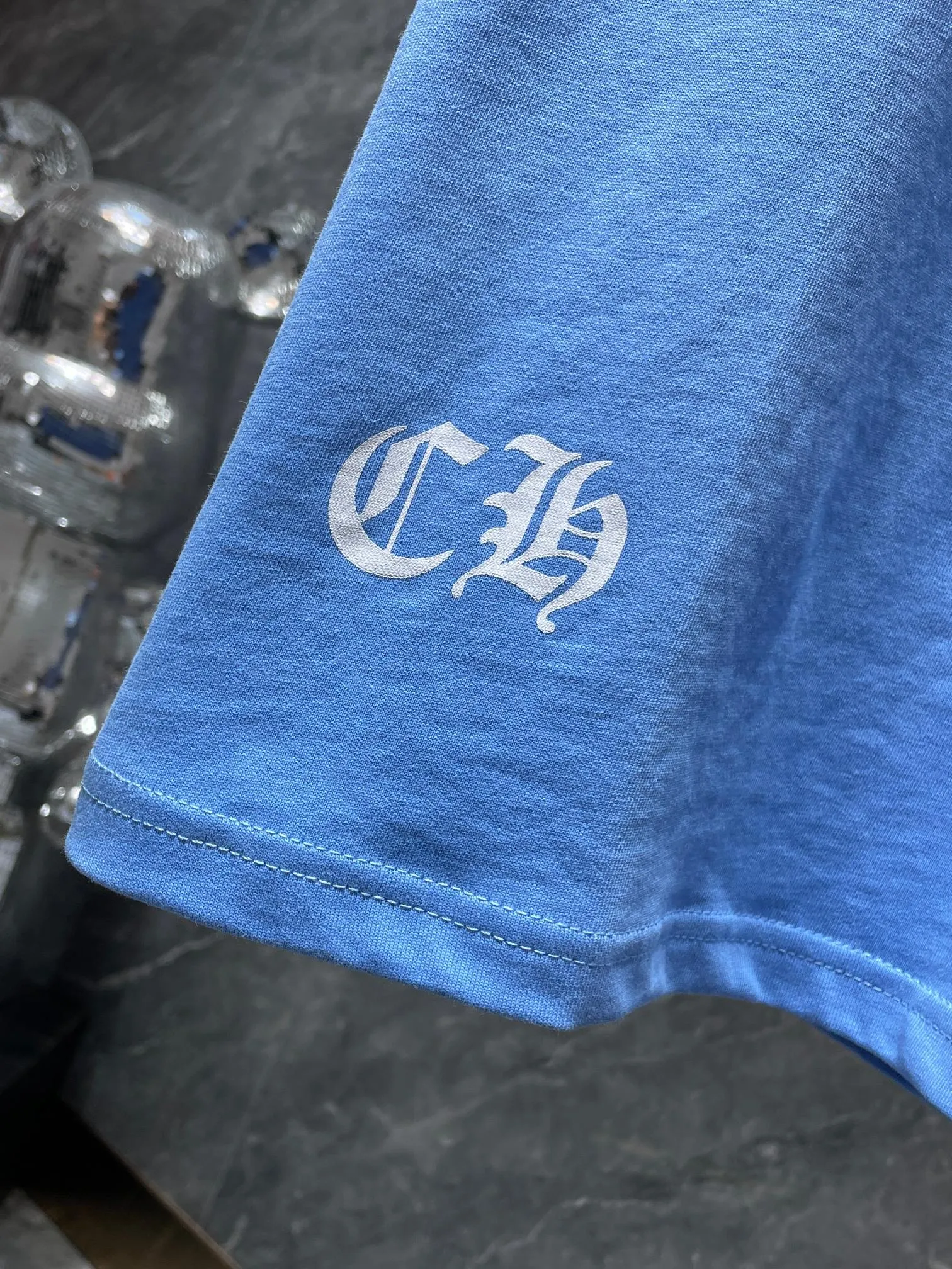 8739＃ Chrome Hearts 24ss Blue 1 1 ： Blue Sizes：S、M、L、XL